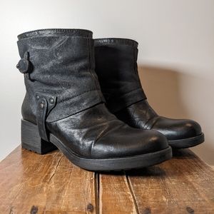 Vera Wang Black Ankle Boots